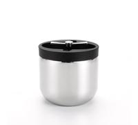Colcolo Seau à Glace Compact en Acier Inoxydable avec Couvercle Protection et Large Base Antidérapante pour Apéritifs sur la Table du Salon et Les Buffets Dînatoires