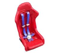 Colcolo Siège baquet de course /64, harnais de course miniature, accessoire intérieur de mini-voiture pour scènes à faire soi-même, Style A