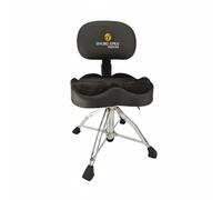 Colcolo Siège de Batterie Réglable Tabouret de Batterie Trône de Batterie Chaise de Musicien Assise Souple Base Trépied Stable, SD Tambouret C Pneumatique, Dossier Réglable, Ergonomique