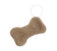 Colcolo Simuler le jouet en peluche de forme en os, décoration intérieure de pendentif en peluche pour les cadeaux d'anniversaire des adolescents, Abricot 13cm