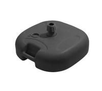 Colcolo Socle Portable pour Terrasse avec Corps Rond Rectangulaire et Poignee Support Stable pour Poteau Parasol Jardin Exterieur Convient Cour Balcon Usage, Noir Étoilé