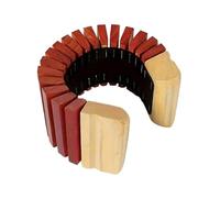 Colcolo Sonneur de Dents en Bois - Instrument de Percussion Portable, Jouet éducatif et Musical pour Enfants, idéal pour Les réunions de Famille, Les fêtes et