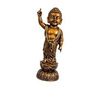Colcolo Statue Bouddha, sculpture Bouddha, décoration religieuse traditionnelle pour la maison, figurine en résine, ornement bureau pour la maison ou, 48x16cm