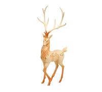 Colcolo Statue d', figurine en forme de cœur, décoration de bureau, souvenir, sculpture de cerf, figurine en résine pour bibliothèque, ferme, Debout 35x14cm