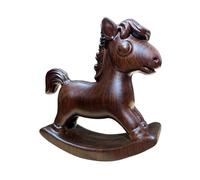 Colcolo Statue de cheval à bascule - Ornement de bureau - Collection de sculptures artisanales d'animaux - Figurine décorative pour centre de table ou, Style B