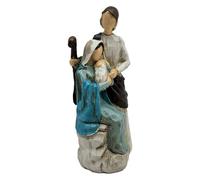 Colcolo Statue de Jésus et sa famille, figurine en résine synthétique, objet de collection à poser sur une table, un bureau ou à exposer en intérieur.