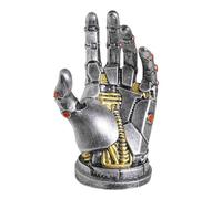 Colcolo Statue de main robotique, ornement de table, collection, support de manette de jeu créatif pour bureau d'entrée, cheminée, pièce maîtresse de, M