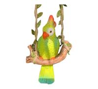 Colcolo Statue de Perroquet Suspendue, Sculpture décorative, Micro, Artisanat, Figurine d'oiseau Polyvalente, Ornement pour la Maison,