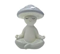 Colcolo Statuette de champignon de méditation, petite sculpture, objet d'art décoratif, figurine à poser sur une étagère ou dans un meuble. Décoration, Style A