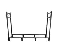 Colcolo Support à bûches en Fer forgé, Grand Support empilable, Peu encombrant, pour terrasse, Jardin, Assemblage Simple, 114 x 25 x 80 cm