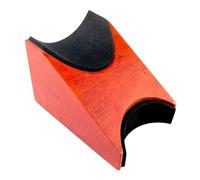 Colcolo Support de Manche de Guitare En Bois, 2 Hauteurs, pour Réparation, Entretien et Nettoyage, pour Basses, Mandolines, Ukulélés, Rouge