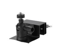 Colcolo Support de Montage de gouttière résistant aux intempéries, Support Flexible réglable en Alliage d'aluminium, Accessoires pour Panneau, Noir