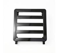 Colcolo Support de Plante Rectangulaire Chariot Pot Fleur Base Mobile Support Roulant Plateau Plante Acier Inoxydable avec Quincaillerie Renforcée Convient au Salon Serre Lecture, 50 50cm, Noir