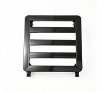 Colcolo Support de Plante Rectangulaire Chariot Pot Fleur Base Mobile Support Roulant Plateau Plante Acier Inoxydable avec Quincaillerie Renforcée Convient au Salon Serre Lecture, 45 45cm, Noir