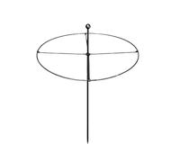 Colcolo Support de Plante Treillis Rond Anneau de Croissance Tuteur Central en Fer pour Les Fleurs Alourdies Canaliser et Maintenir l'Ordre Pots Jardinières Bordures Terrasse Jardin, 38cm