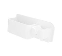 Colcolo Support de sèche-cheveux avec crochet de suspension, boîte de rangement multifonction pour brosse à cheveux à suspendre au mur, boîte à outils pour, Blanc