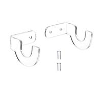 Colcolo Support d'Épée Mural Porte-épée Présentoir Râtelier U en Acrylique Transparent Structure Légère Fixation Simple pour Adapté à Chambre Salle d'Étude