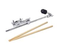 Colcolo Support d'extension de cymbale, pince de montage pour batterie, support de pinces d'extension de batterie universel avec baguettes pour la