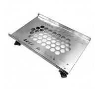 Colcolo Support d'Ordinateur Chariot Pc Mobilité roulettes Base Large Métal pour Faciliter Le Déplacement et Organiser Les Ateliers Bureaux Espaces de Jeu, 60 Cm X 28,4 Cm