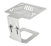 Colcolo Support pour balance à café électronique, antidérapant, accessoire professionnel, support de pesée en acier inoxydable, Argent