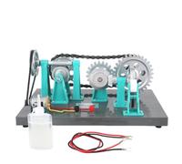 Colcolo Système de Transmission Mécanique Kit de Démonstration Modèle Éducatif Maquette de Mécanismes Dispositif Pédagogique en Métal Facilite Compréhension