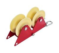 Colcolo Système poulie levage, à câble, poulie toit en nylon haute résistance pour la manutention et le levage d'objets lourds, 27.5 Cm X 6.6 Cm