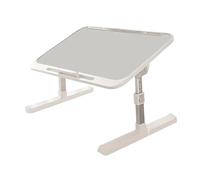 Colcolo Table Pliante Ordinateur Portable Plateau Bureau Réglable Ergonomique Bois Densité Léger Portable Adapté Chambre Salon Balcon Camping Pique-Nique, Style Gris B