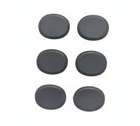 Colcolo Tampon Amortisseur de Batterie Coussin Gel Silicone Réutilisable Lavable Contrôle des Harmoniques Du Sustain Adhésion Fiable Adapté à la Pratique Studio Scène, Noir