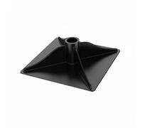 Colcolo Tampon de Jardinage Équipement Compacteur Acier Poignée Longue Antirouille Assemblage Facile Portable pour Travaux Préparation Chemins Pavés Extérieur, Tête 8-8 Pouces