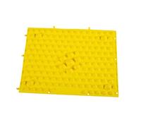 Colcolo Tapis de massage des pieds sensoriel, accessoire pour salle de jeux sensorielle pour enfants, repose-pieds, tapis de sol pour salle de bain, fitness, Jaune