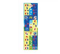 Colcolo Tapis d'exercice en Tissu pour Mains Pieds Imprimés Jeu Parcours pour Développer l'Équilibre la Motricité Accessoire Sport Siffl Adapté aux Jeux Collectifs aux Fêtes