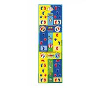 Colcolo Tapis d'exercice en Tissu pour Mains Pieds Imprimés Jeu Parcours pour Développer l'Équilibre la Motricité Accessoire Sport Siffl Adapté aux Jeux Collectifs aux Fêtes