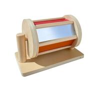 Colcolo Textile Rotatif Apprentisge Autonome Éducatif Seoriel en Bois Base Rectangulaire Coordination Œil-Main pr Bébés, Style A