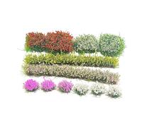 Colcolo Touffes de gazon miniatures à faire soi-même, groupes de végétation, gazon artificiel polyvalent pour le modélisme, les loisirs créatifs, les décors, Style F