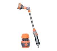 Colcolo Tuyau d'arrosage avec connecteur G1/4, Multifonction pour parterres de Fleurs, buse rotative à 160°, 47 cm, avec arrêt
