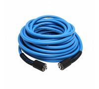 Colcolo Tuyau Haute Pression pour Lavage Automobile Structure Polyéthylène et Coton 6000D Connecteur Universel en Cuivre Fonction Anti- Application pour Nettoyage Patio Jardin Entrée, 20 Mètres