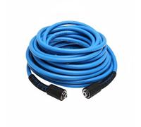 Colcolo Tuyau Haute Pression pour Lavage Automobile Structure Polyéthylène et Coton 6000D Connecteur Universel en Cuivre Fonction Anti- Application pour Nettoyage Patio Jardin Entrée, 15 Mètres