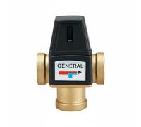 Colcolo Vanne Mélangeuse Thermostatique Vanne Température Robinet Mélangeur Régulateur Thermique Ajustement 35-60°C Limiteur Thermique Antibrûlure Corps, DN20-3/4, Filetage Intérieur