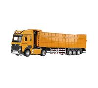 Colcolo Véhicule d'ingénierie en alliage de jouet de camion à basculante avec des lumières et du son modèle de camion éducatif réaliste pour l'intérieur