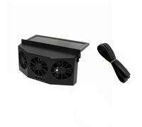 Colcolo Ventilateur de Voiture Solaire Ventilateur de Fenêtre Circulateur d'Air Extracteur Déshumidificateur en Montage Simple avec Joint d'Appui Adapté aux, Noir