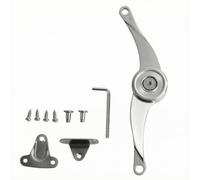Colcolo Vérin Hydraulique En Alliage Zinc scente Contrôlée Butée Placard Résistance Réglable Chromé Support Porte Bras Articulés, Style C
