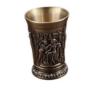 Colcolo Verrerie Vintage pour Verres et Accessoires de Cocktails, dieu du soleil en bronze