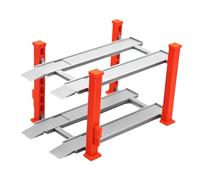 Colcolo Vitrine de Parking 1/64, Garage pour Voitures moulées sous Pression, Organisateur d'agencement, présentoir de Jouets en Alliage de résine, Rouge