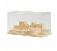 Colcolo Vitrine de Présentation Boîte Organisateur Présentoir avec Coque Transparente et Socle Uni Exposition Galerie pour Petites Figurines Protection de la, 39.5 X 20 X 21 Cm, Style to 3
