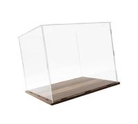 Colcolo Vitrine de rangement en acrylique anti-poussière avec base pour objets de collection, idéale pour et présenter des figurines, 25cmx15cm