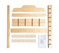 Colcolo Vitrine de Rangement En Bois pour Maquettes de Voitures à L'échelle 1/64,