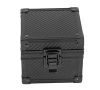 Colcolo Watch Box Watch Travel Base 1 Fente Multifonctionnel Conteneur Affichage Affichage de Bijoux Organisateur pour Les Bijoux de Memento Anniversaire, Fibre de Carbone Noir