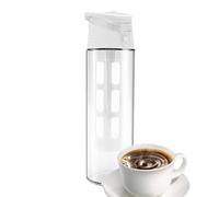 Cold Brew Coffee Maker - Distributeur de boissons de 550 ml, ballon de refroidissement réutilisable | Bouteille de bière compacte, récipient alimentaire à fuites, tasse de froid portable, passionnés d