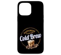 Cold Brew Design Vintage café avec Grains pour Barista Coque pour iPhone 13 Pro Max