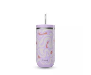 COLD CUP isotherme double paroi en Inox Qwetch 600 ml WAVES lavande